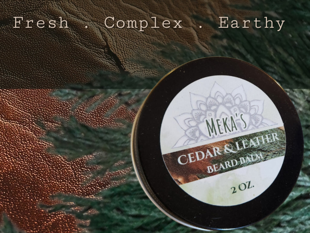 Cedar & Leather beard balm