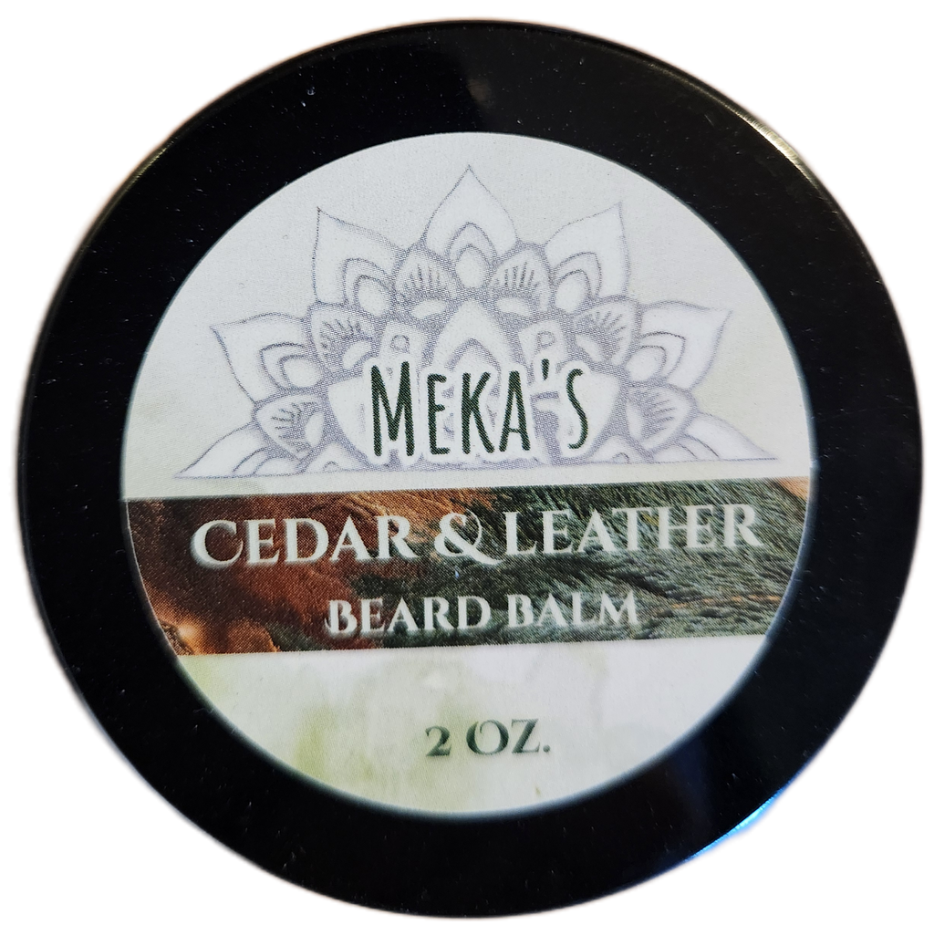 Cedar & Leather beard balm