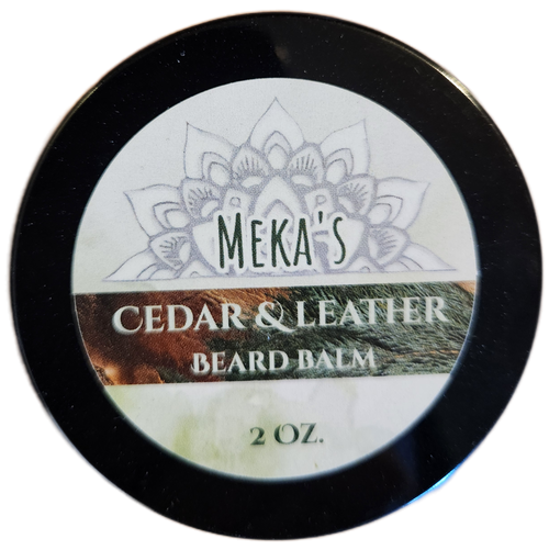 Cedar & Leather beard balm