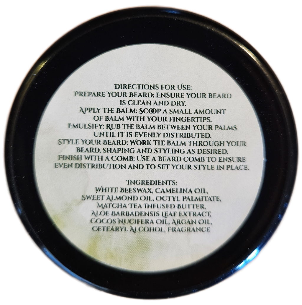 Cedar & Leather beard balm