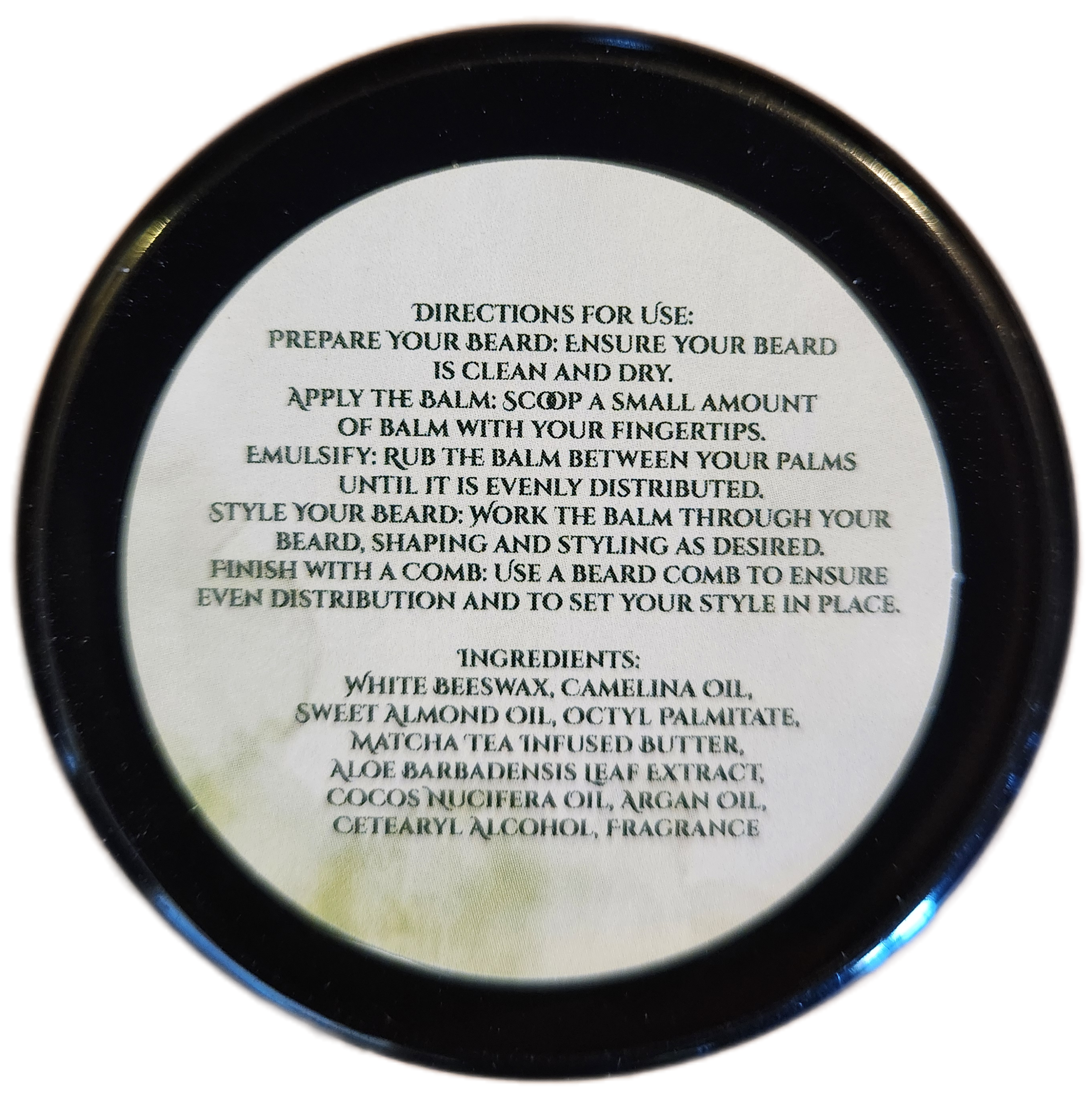 Cedar & Leather beard balm